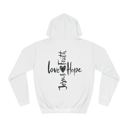 Unisex Hoodie - Glaube, Liebe, Hoffnung, Jesus