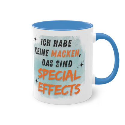 Ich habe keine Macken - Zwei-Ton-Kaffeetasse