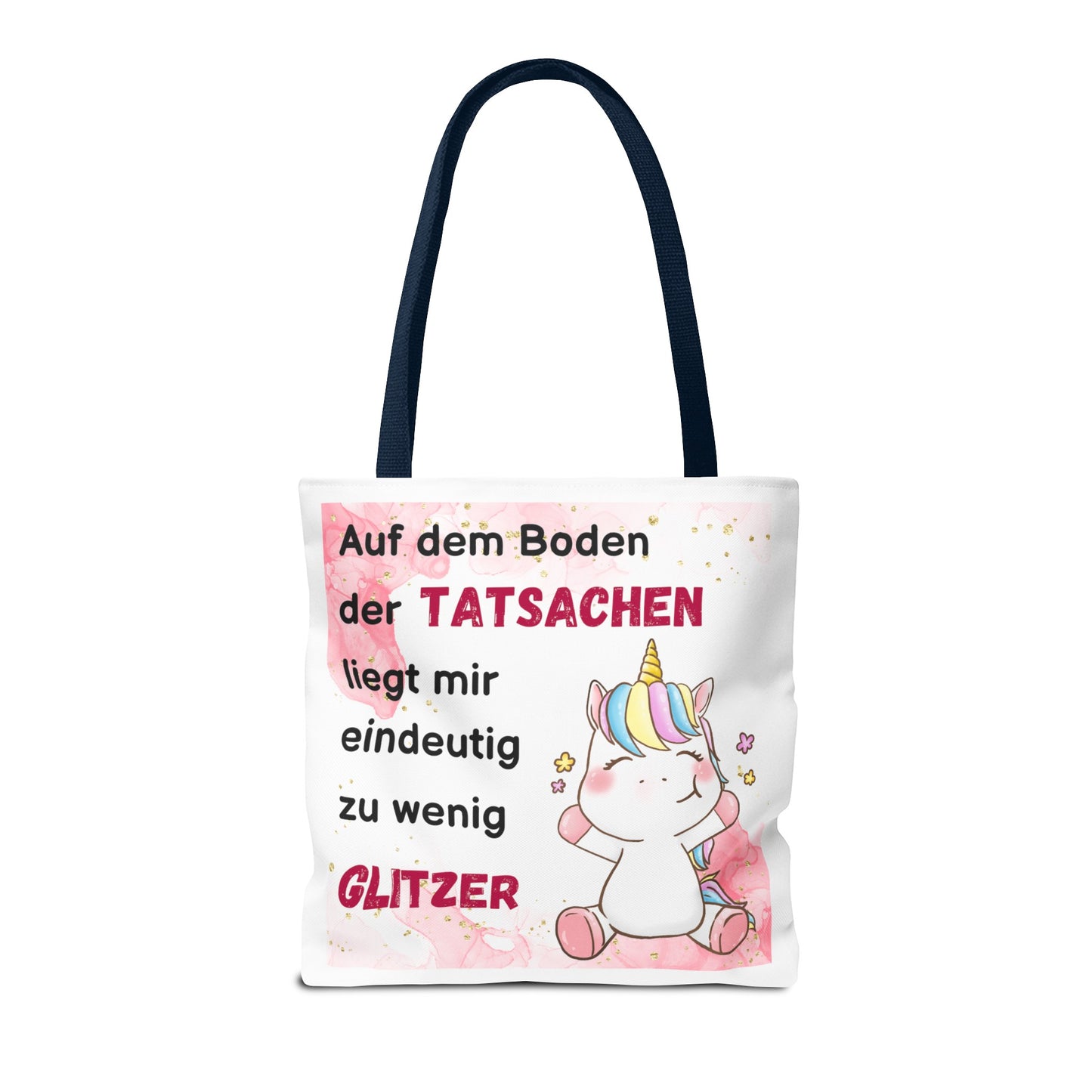 Auf dem Boden der Tatsachen liegt mir eindeutig zu wenig Glitzer - Tragetaschen