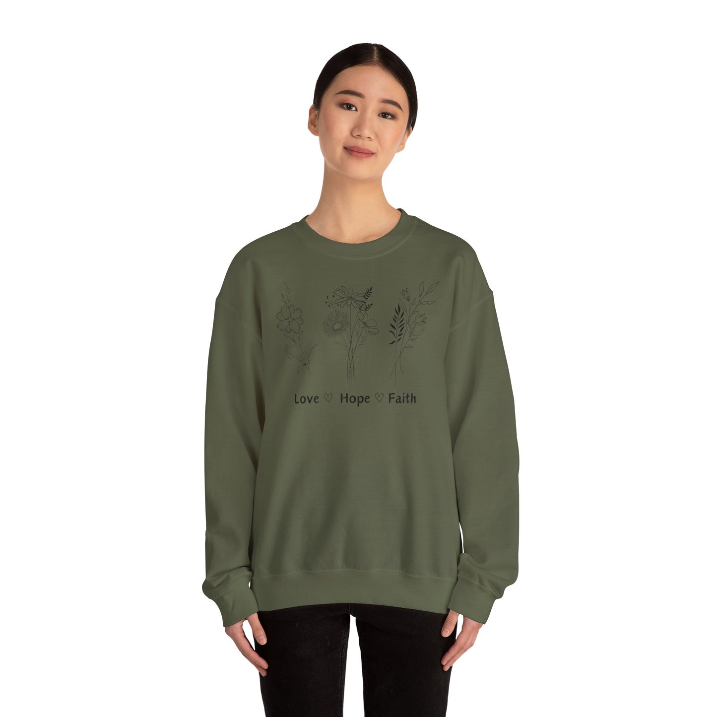 Love, Hope, Faith - Sweatshirt