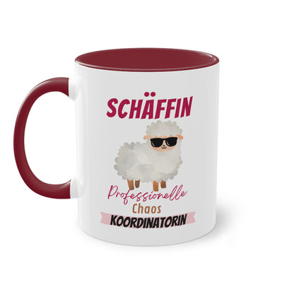 Schäffin professionelle Chaos Koordinatorin - Zwei-Ton-Tasse
