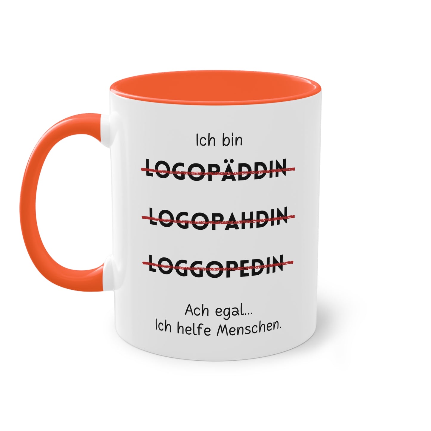 Ich bin Logopädin - Zwei-Ton-Tasse