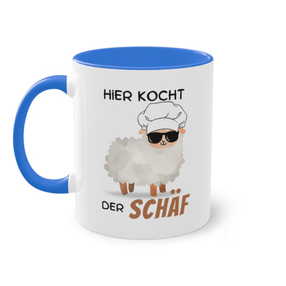 Hier kocht der Schäf - Zwei-Ton-Tasse