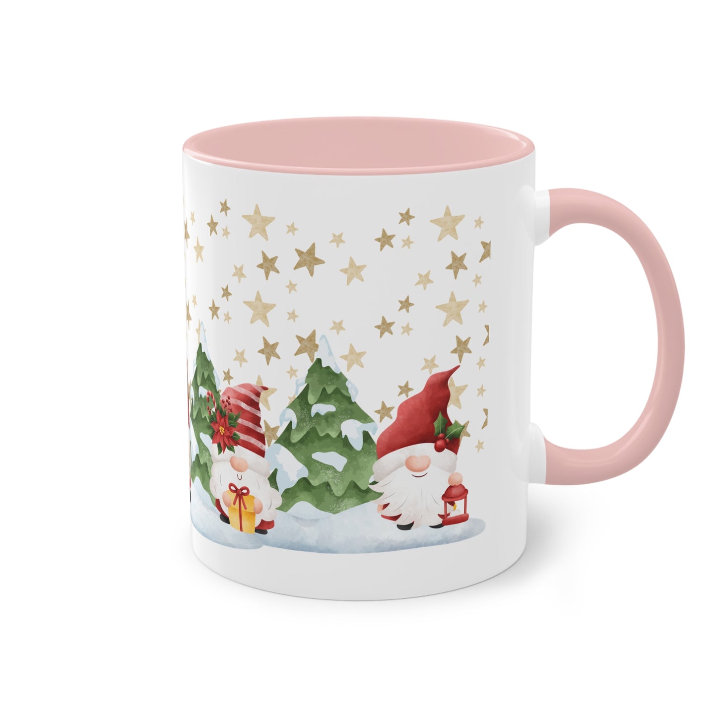 Wichtel, merry Christmas! - Zwei-Ton-Kaffeetasse