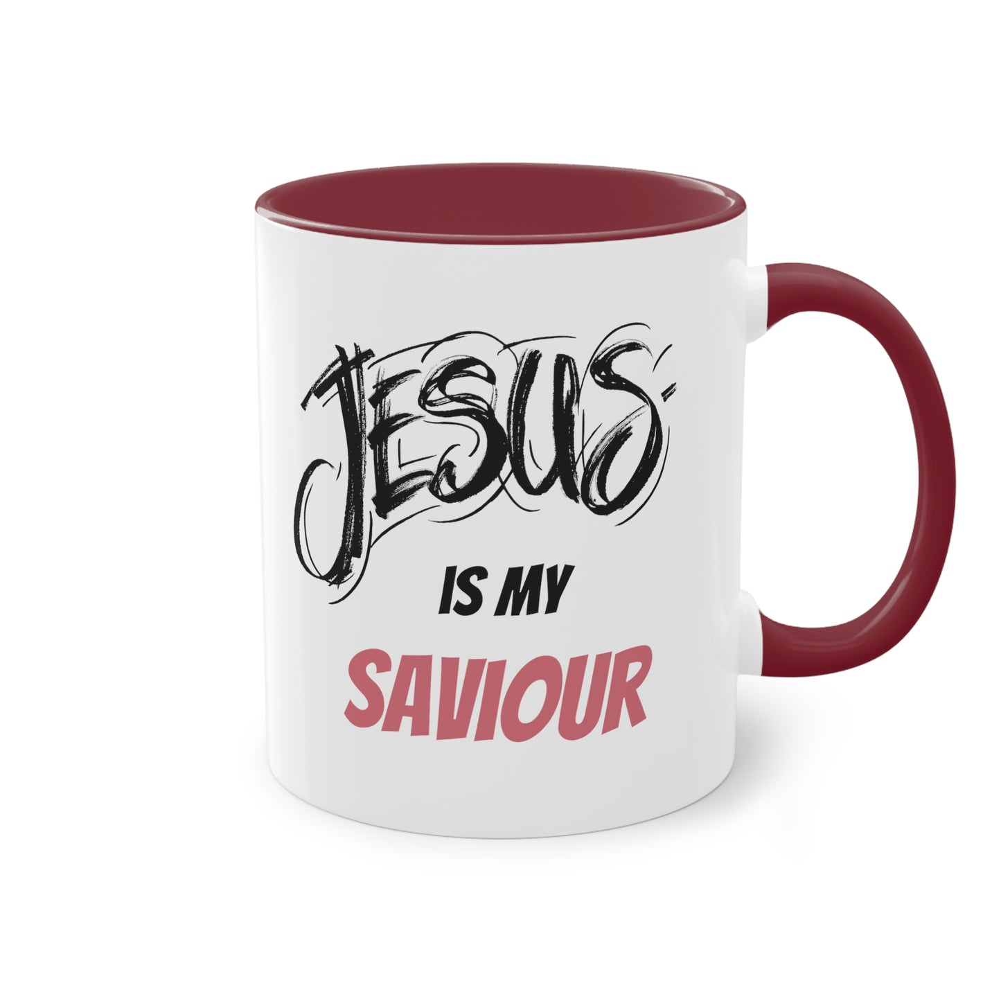 Jesus is my saviour - Zwei-Ton-Kaffeetasse