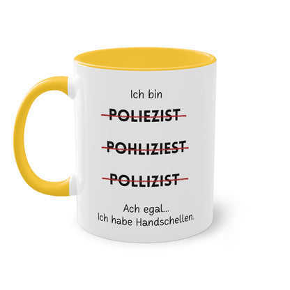 Ich bin Polizist - Zwei-Ton-Tasse