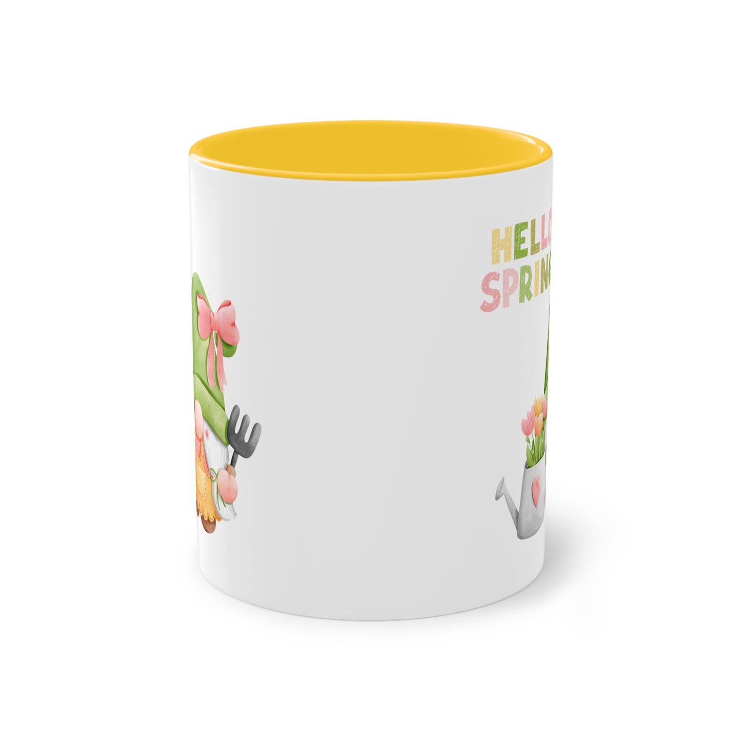 Hello Spring - Zwei-Ton-Kaffeetasse