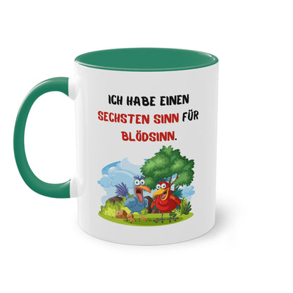 Ich habe einen sechsten Sinn für Blödsinn - Zwei-Ton-Tasse