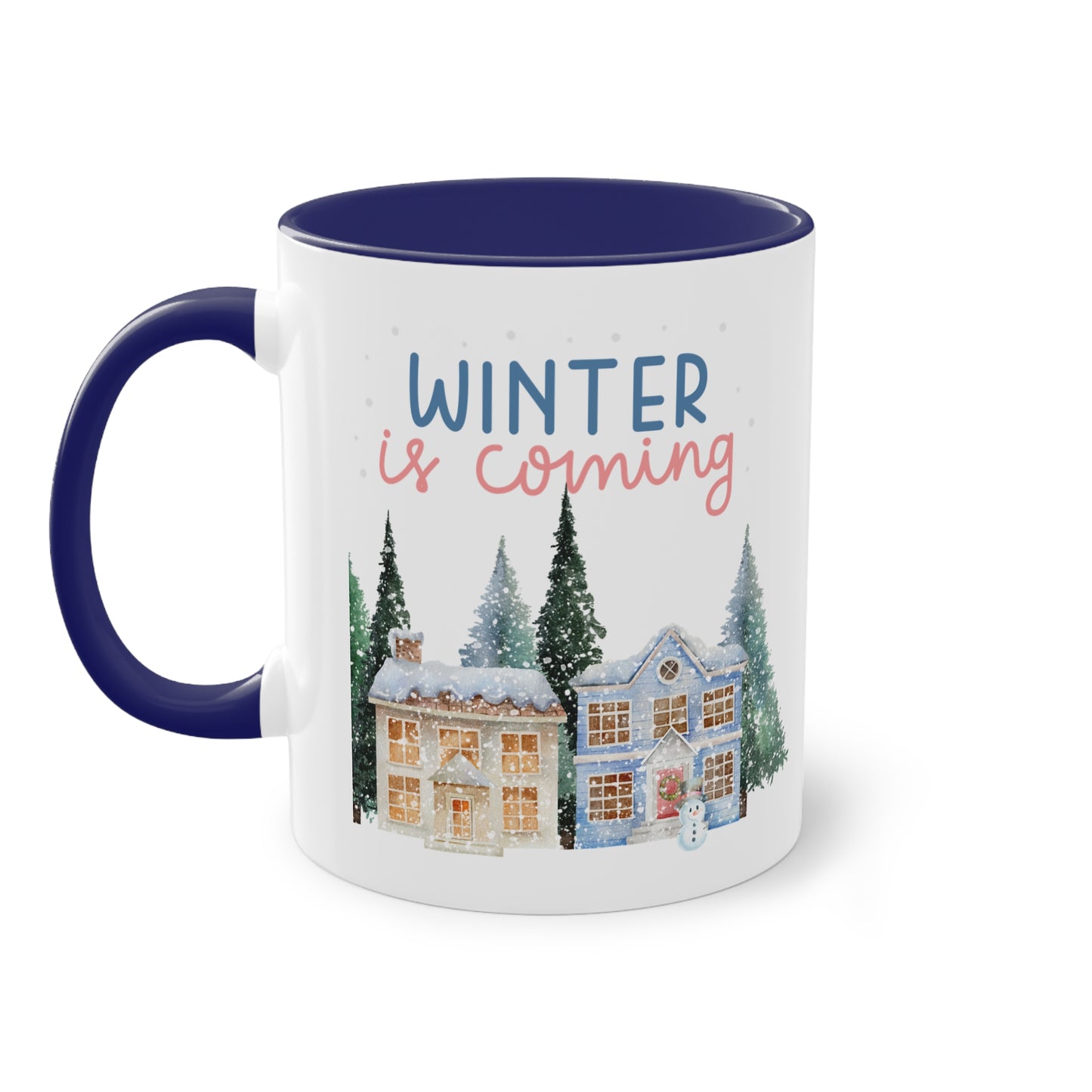 Winter is coming - Zwei-Ton-Kaffeetasse