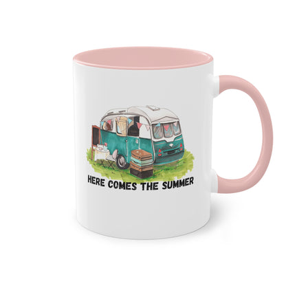 Here comes the summer - Zwei-Ton-Kaffeetasse