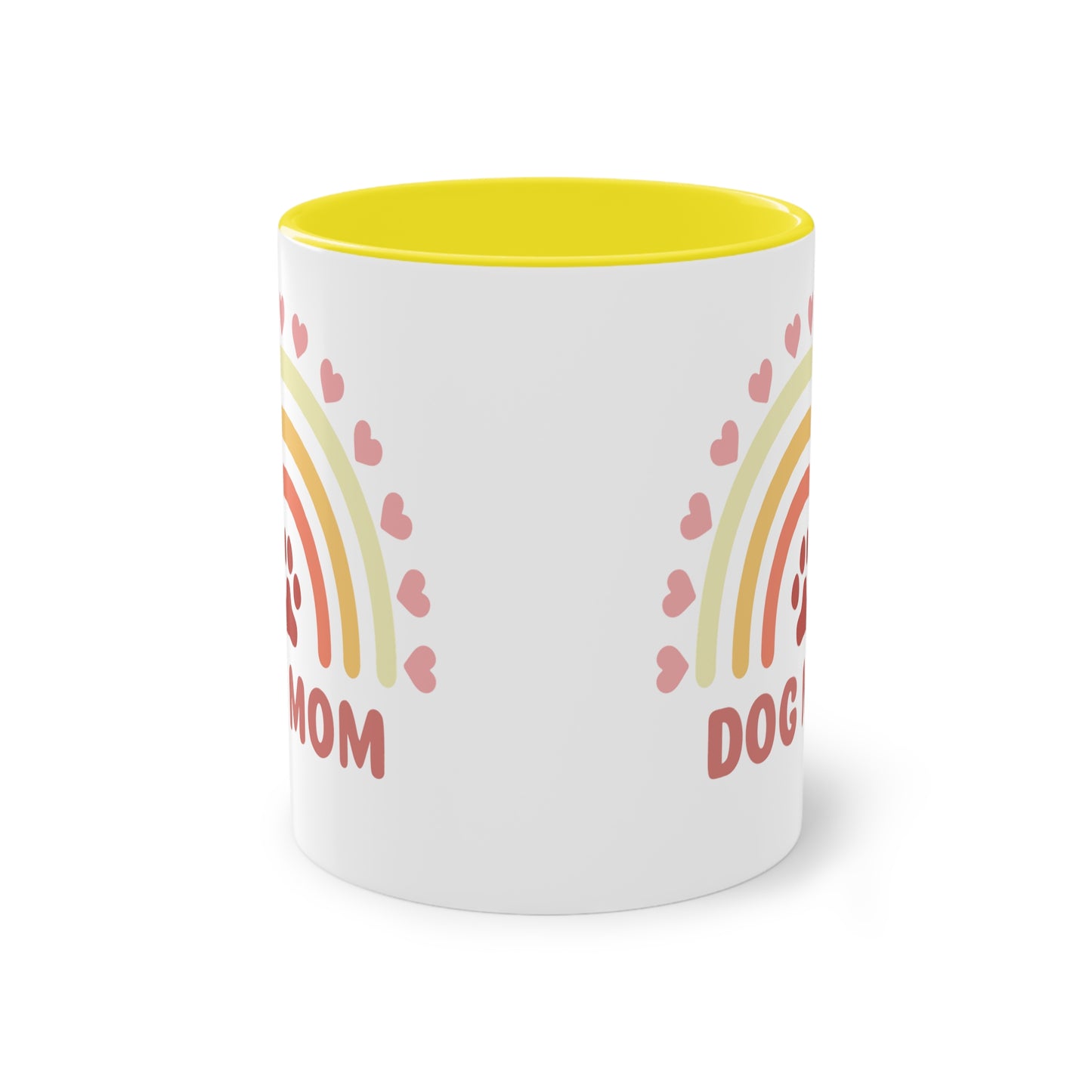 Dog Mom - Zwei-Ton-Kaffeetasse