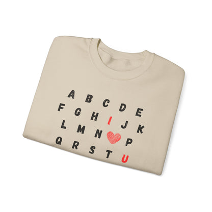 Unisex Sweatshirt -  I love you