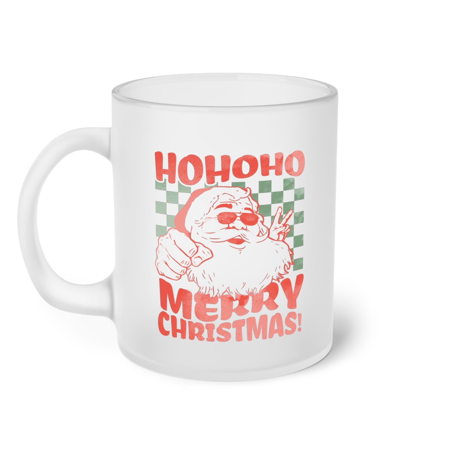 Hoho Merry Christmas - Milchglas Tasse