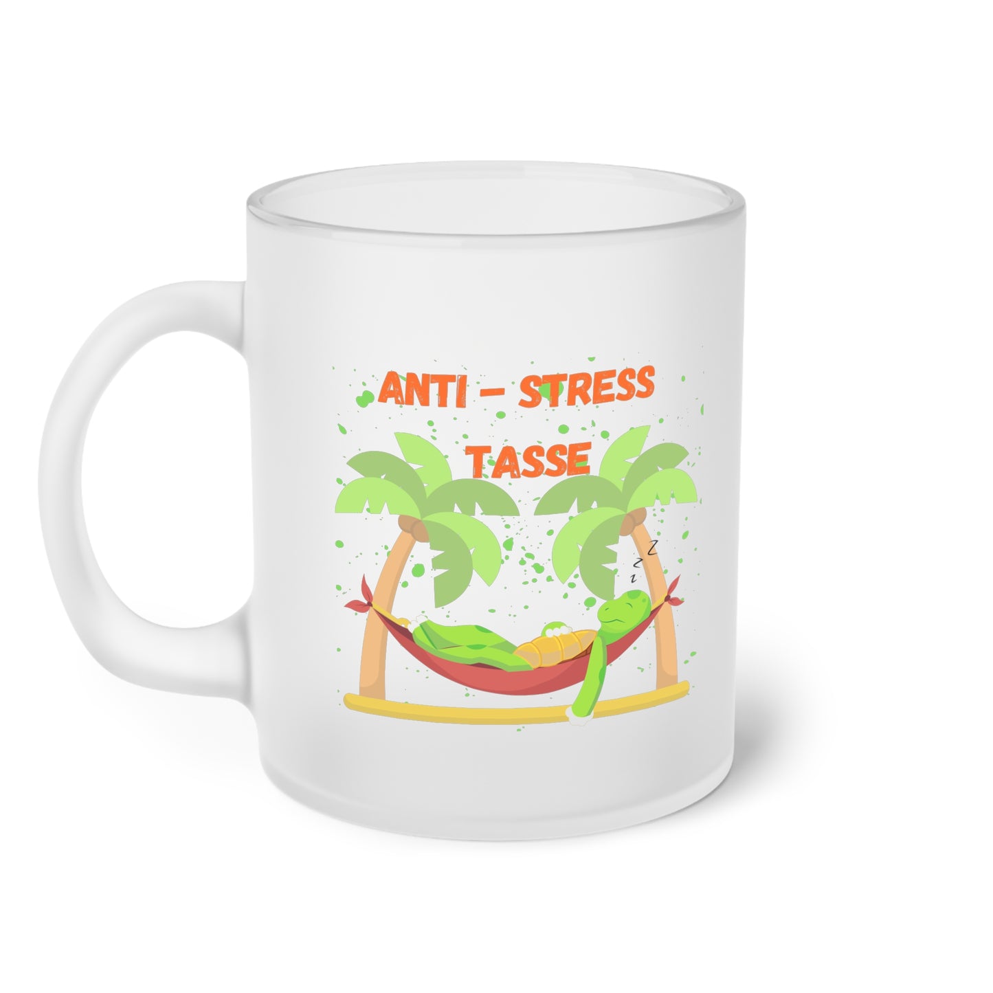 Ant-Stress-Tasse (2) - Milchglas Tasse