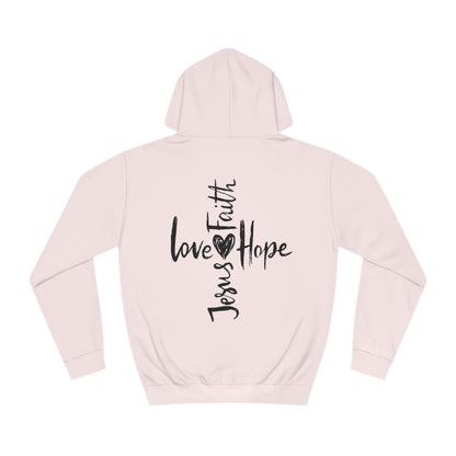 Unisex Hoodie - Glaube, Liebe, Hoffnung, Jesus