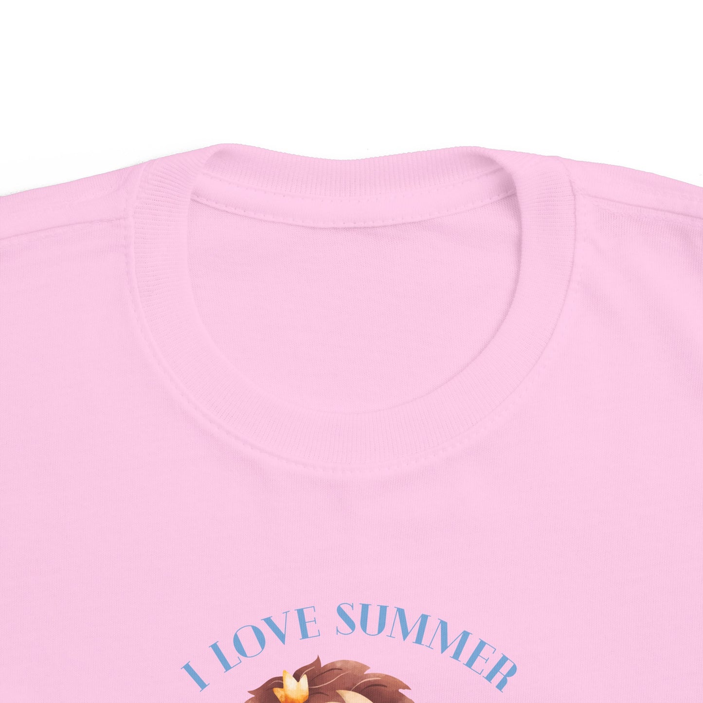 I love summer (Ich liebe den Sommer) - Kleinkind-T-Shirt aus Feinjersey