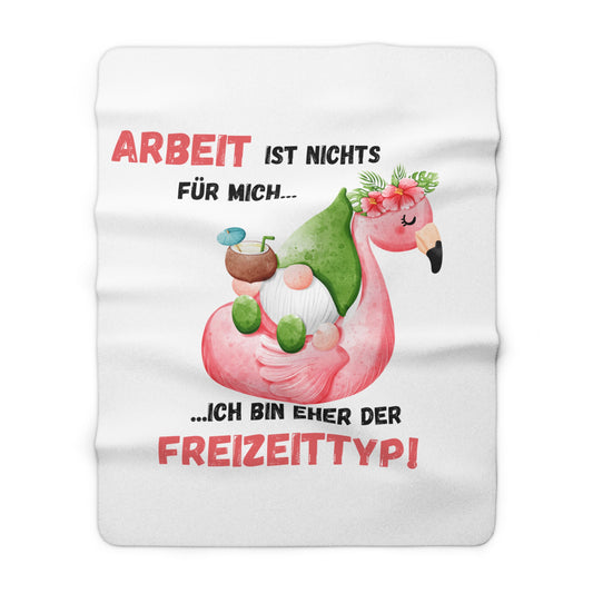 Arbeit ist nichts für mich (2) - Sherpa Fleece Decke