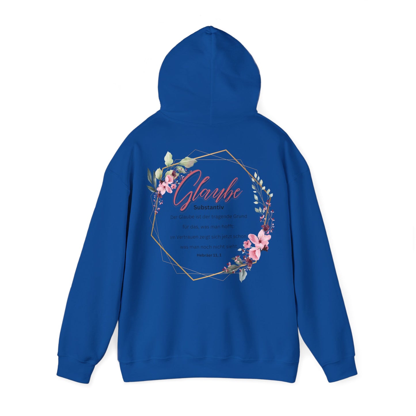 Glaube Substantiv (rosa) - Unisex Hoodie