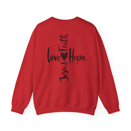 Unisex Sweatshirt - Faith, Love, Hope