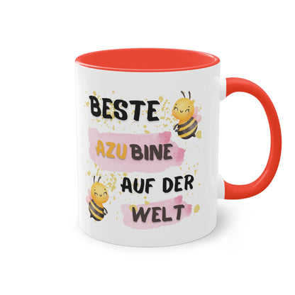 Beste Azubine auf der Welt - Zwei-Ton-Kaffeetasse