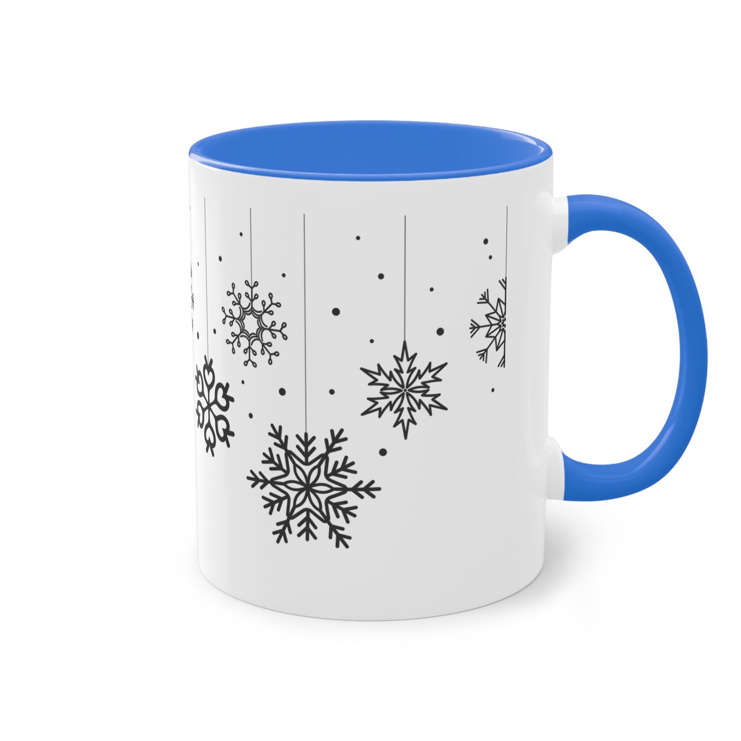 Schneeflöckchen - Zwei-Ton-Kaffeetasse