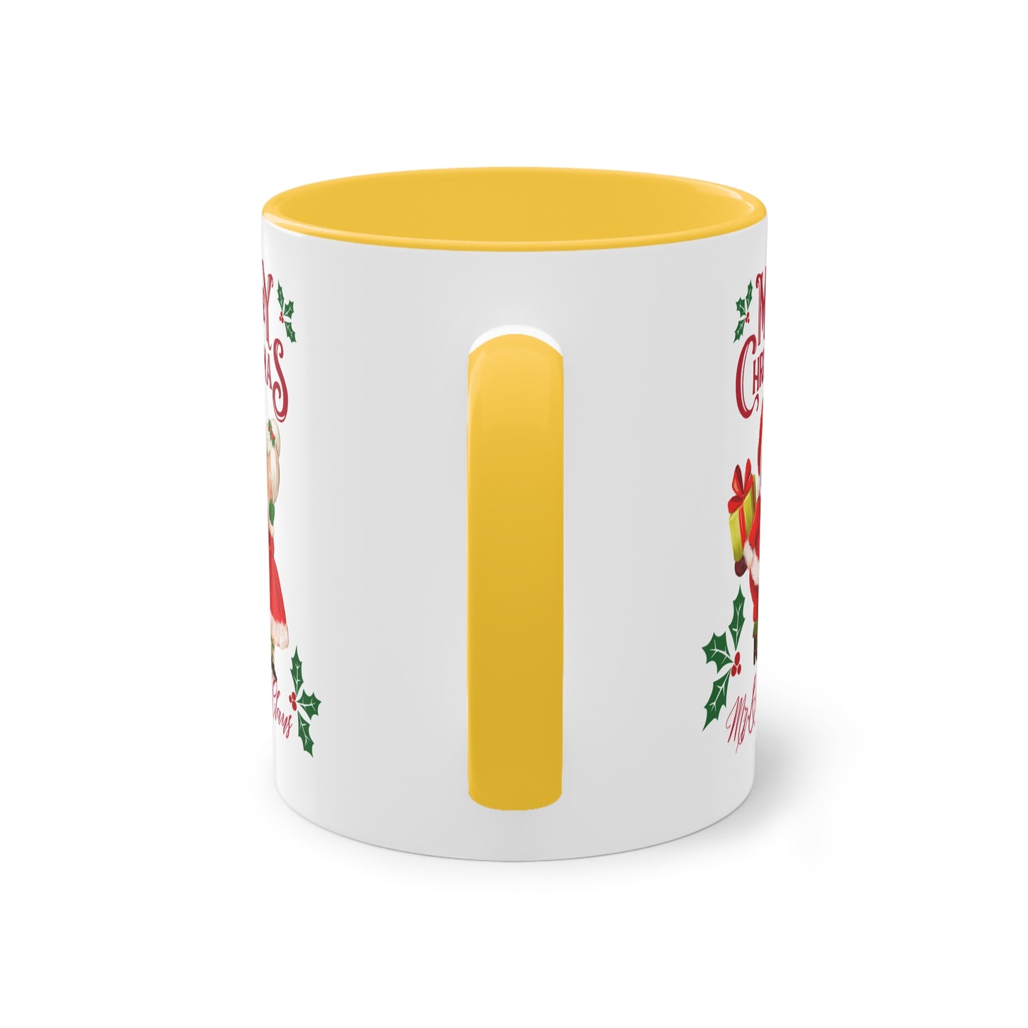 Merry Christmas Mr. & Mrs. Claus - Zwei-Ton-Kaffeetasse