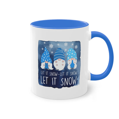 Let it snow! Let it snow! Let it snow! - Zwei-Ton-Kaffeetasse