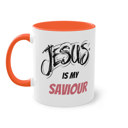 Jesus is my saviour - Zwei-Ton-Kaffeetasse