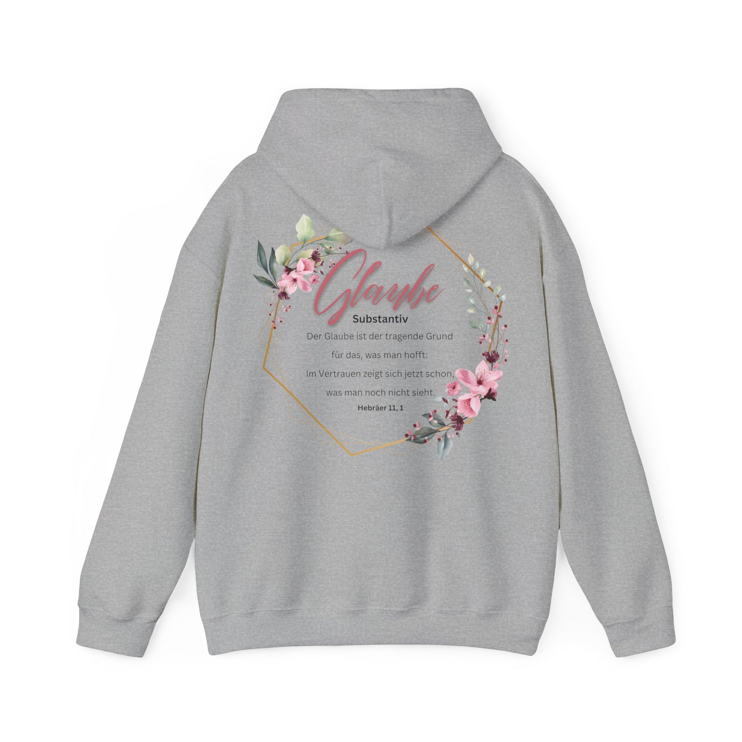 Glaube Substantiv (rosa) - Unisex Hoodie