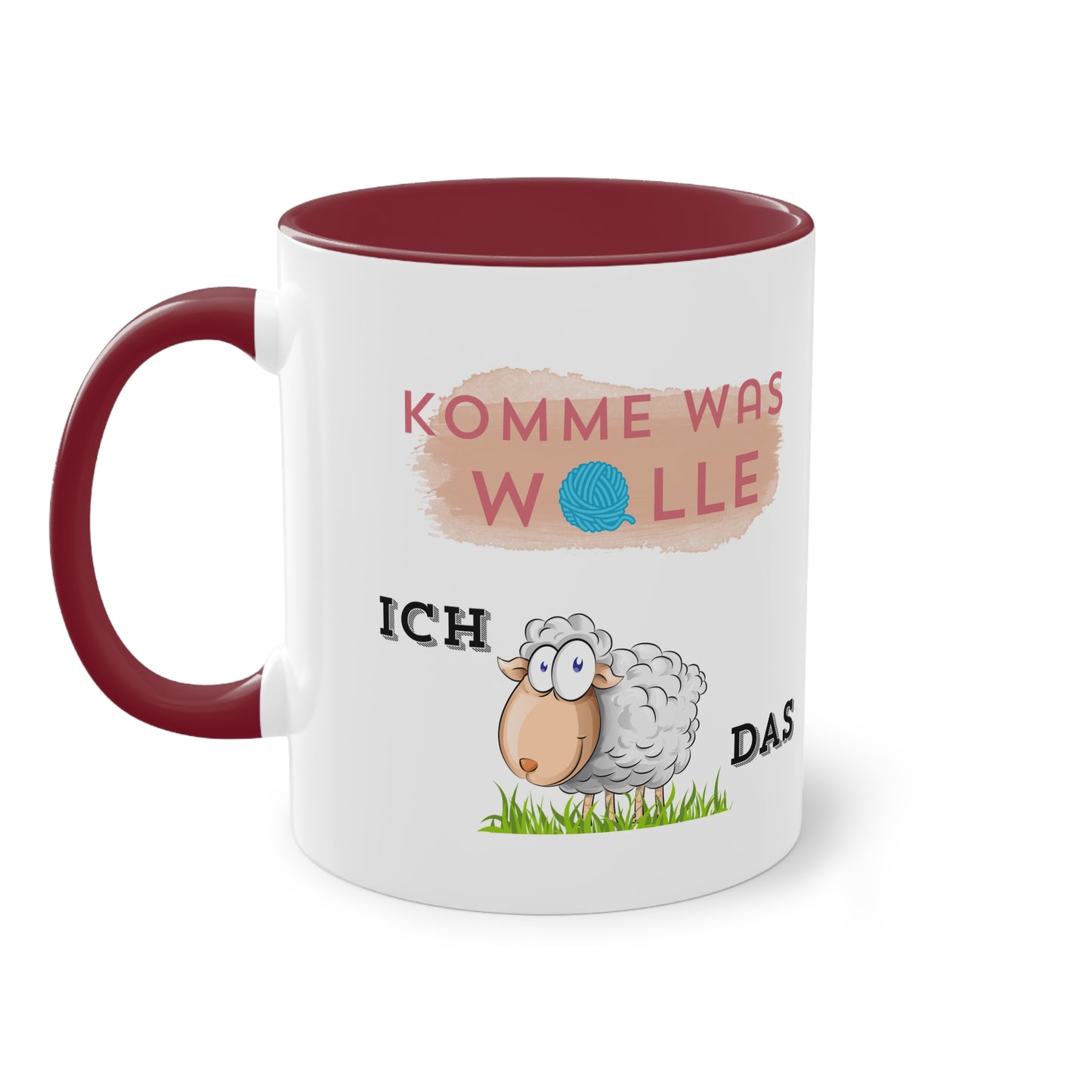 Komme was wolle, ich schaffe das - Zwei-Ton-Tasse
