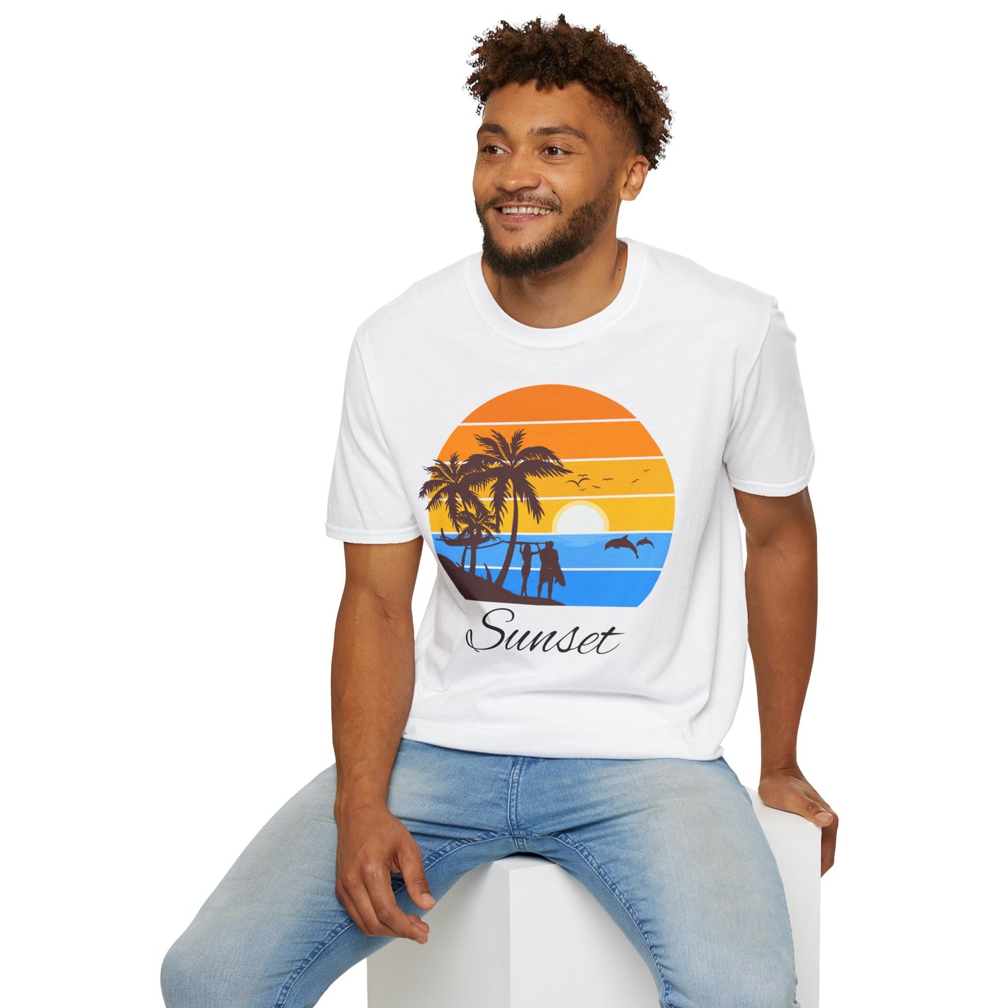 Sunset - Unisex Softstyle T-Shirt