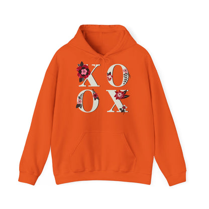 Unisex Hoodie - XOXO (with flowers)