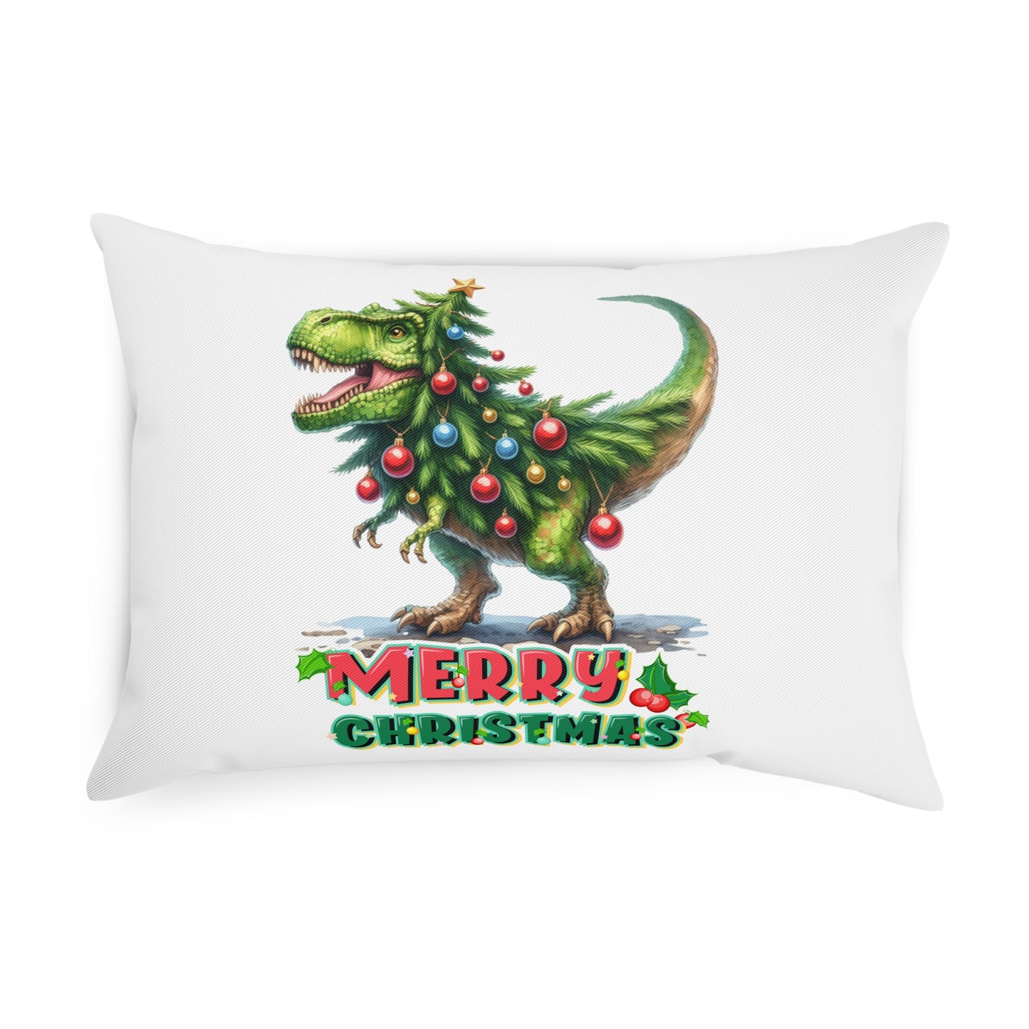 Merry Christmas T-Rex - Sofa-/Dekokissen