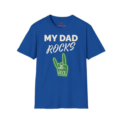 My Dad rocks - Unisex Softstyle T-Shirt