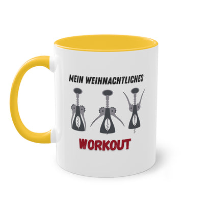 Mein weihnachtliches Workout - Zwei-Ton-Kaffeetasse