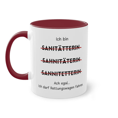 Ich bin Sanitäterin - Zwei-Ton-Tasse