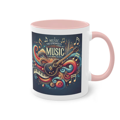 Music the strongest - Zwei-Ton-Kaffeetasse