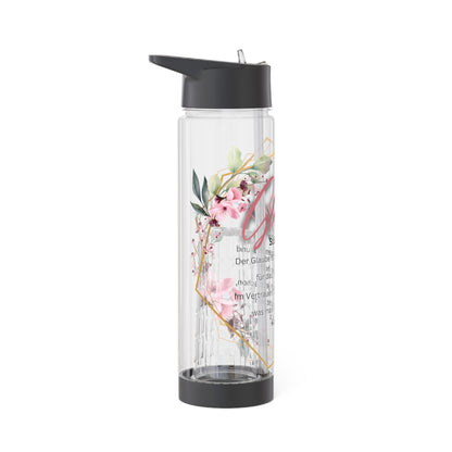 Glaube Substantiv (rosa) - Infuser-Wasserflasche