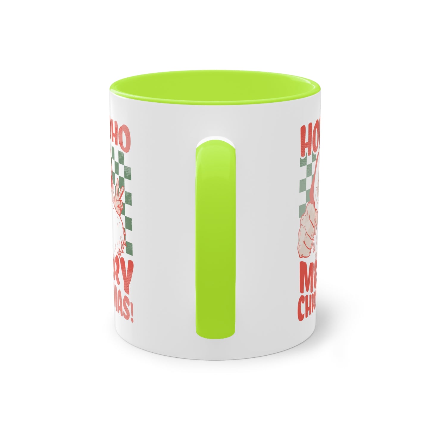 Hoho Merry Christmas - Zwei-Ton-Kaffeetasse