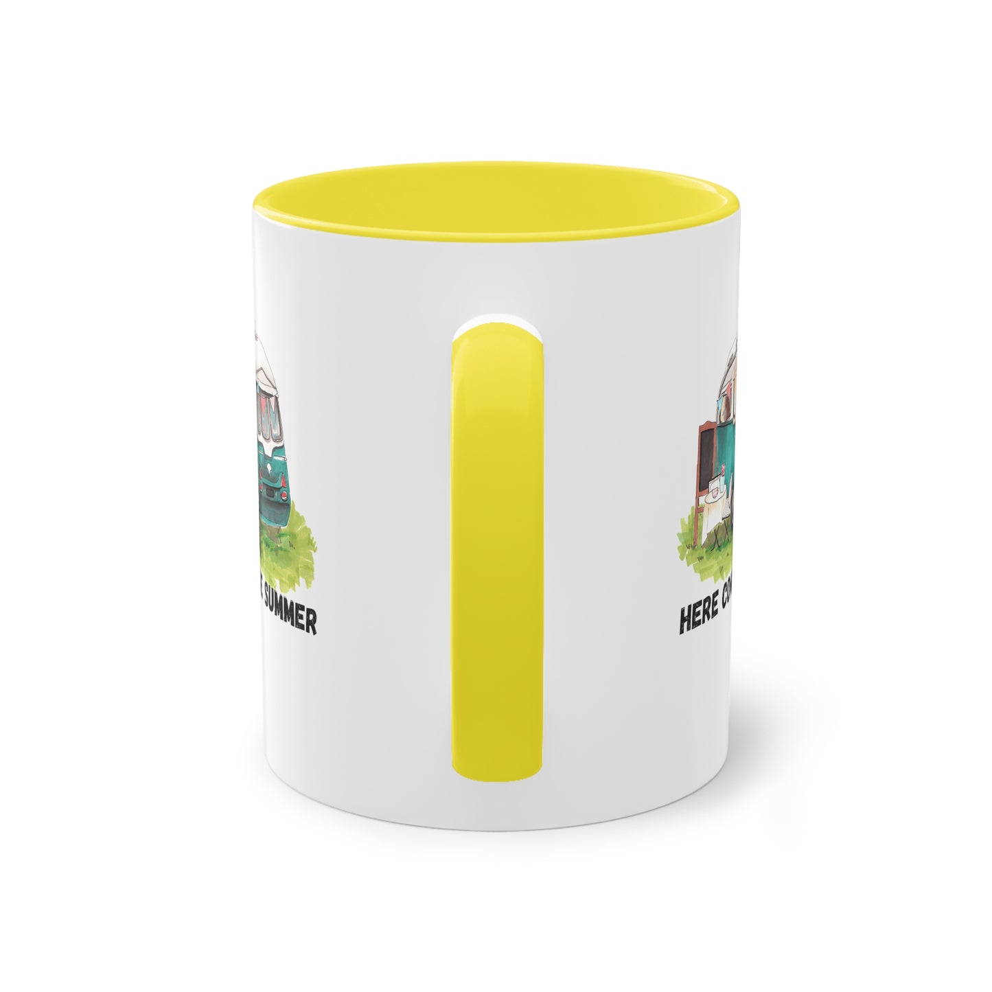 Here comes the summer - Zwei-Ton-Kaffeetasse