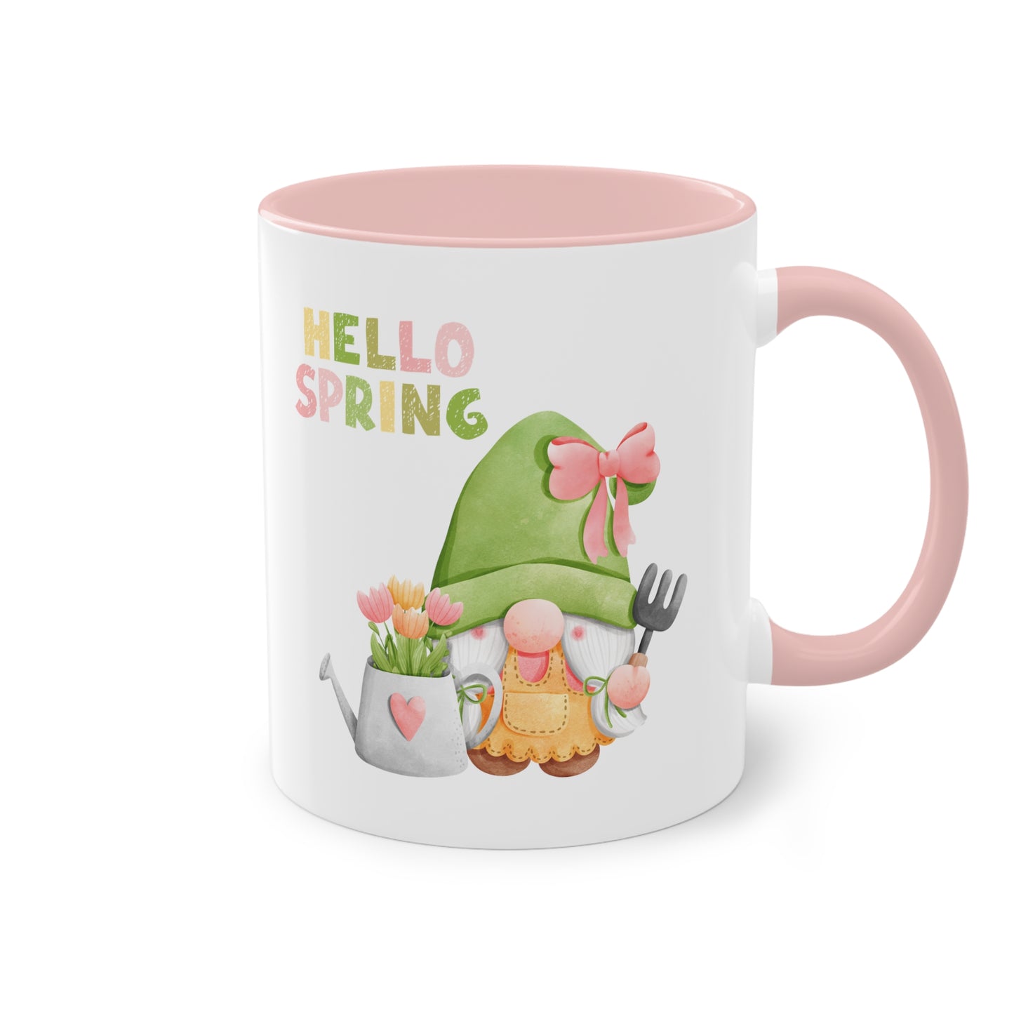 Hello Spring - Zwei-Ton-Kaffeetasse