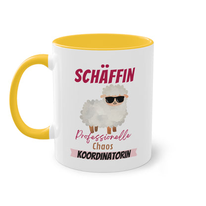 Schäffin professionelle Chaos Koordinatorin - Zwei-Ton-Tasse