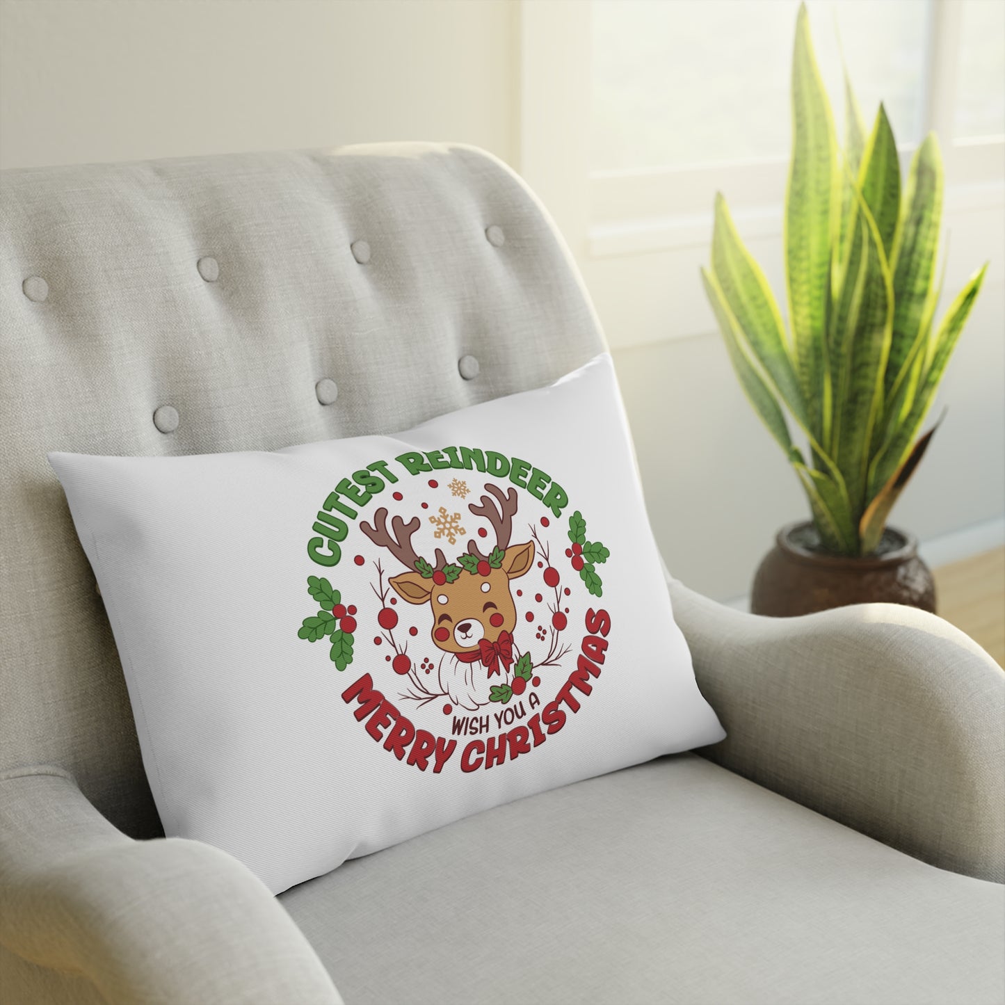 Cutest Reindeer wish you - Sofa-/Dekokissen