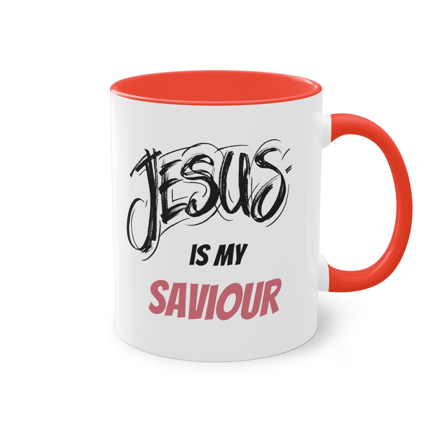 Jesus is my saviour - Zwei-Ton-Kaffeetasse