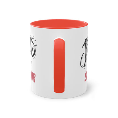 Jesus is my saviour - Zwei-Ton-Kaffeetasse