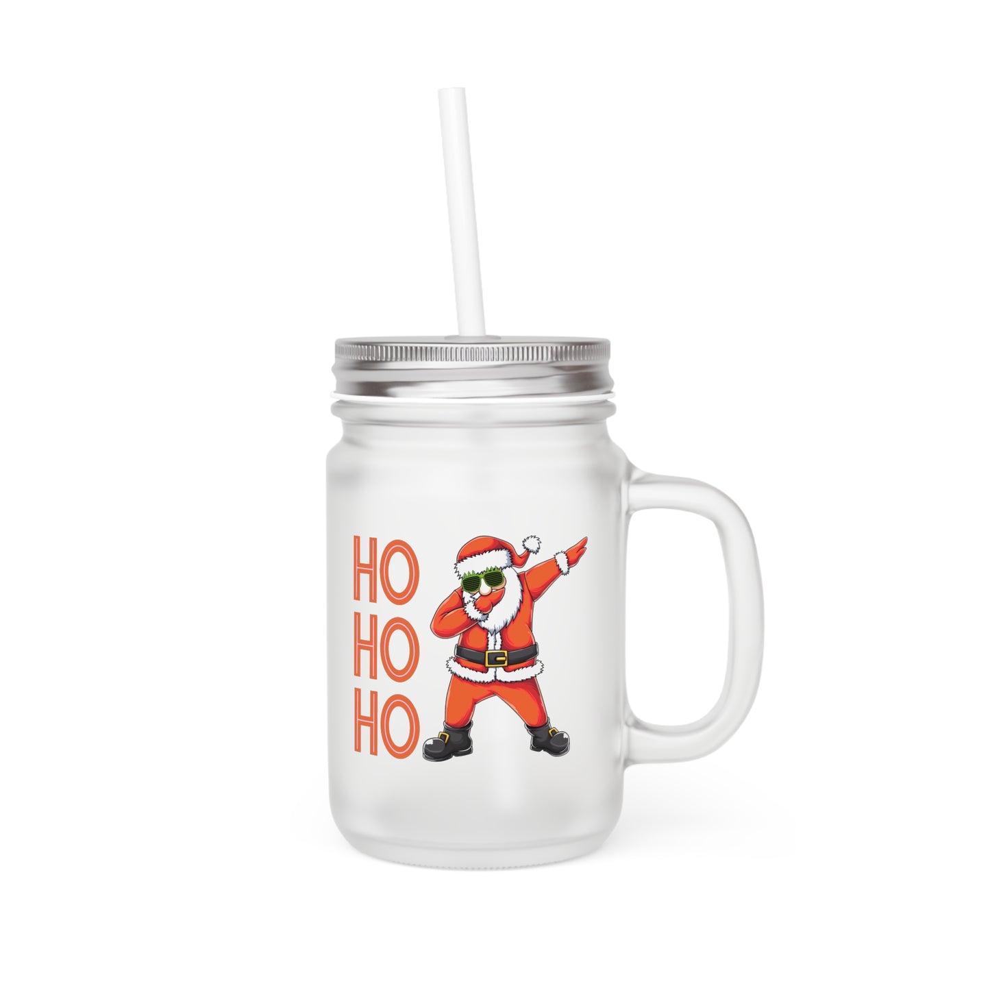 Ho ho ho Santa Claus - Mason Jar