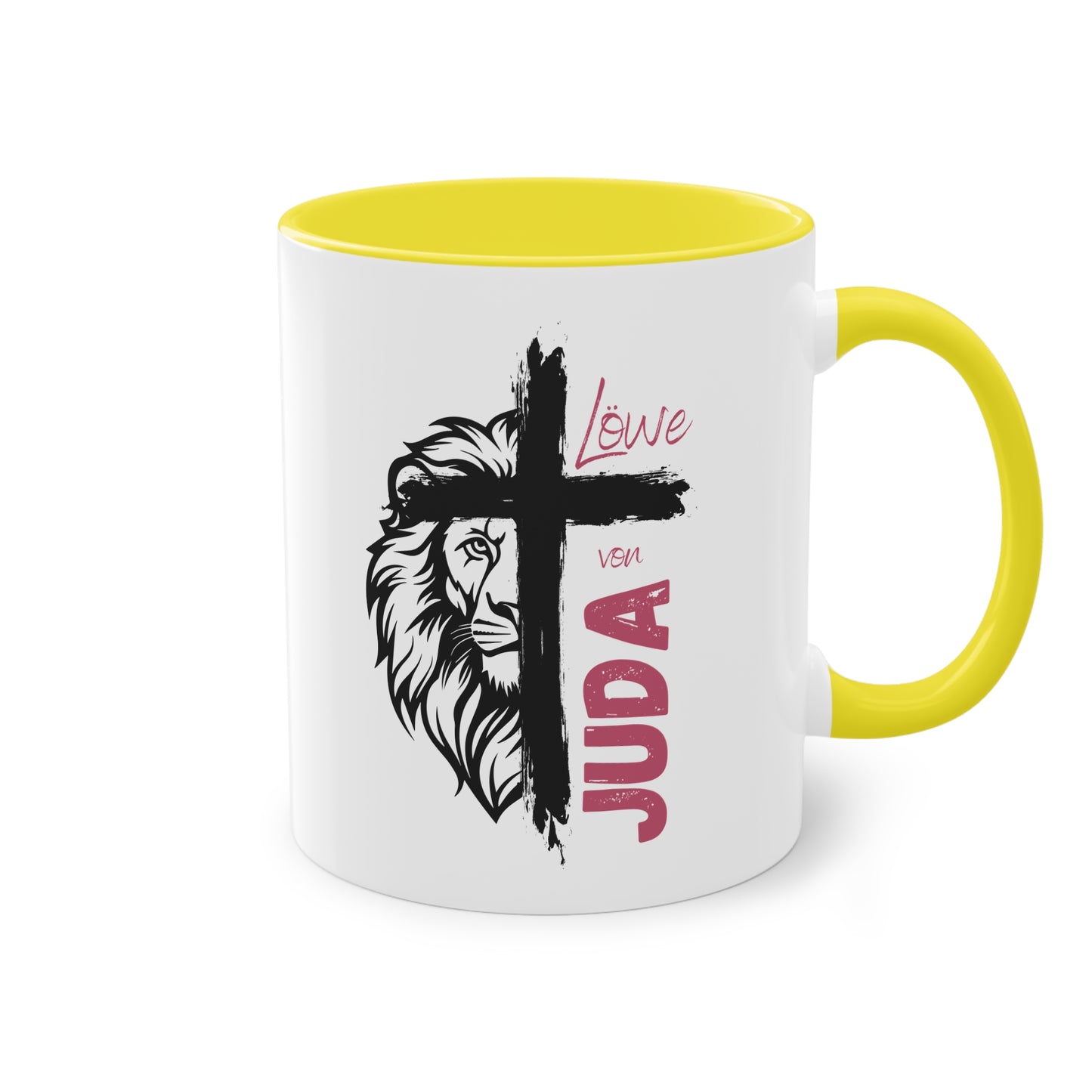 Löwe von Juda - Zwei-Ton-Kaffeetasse