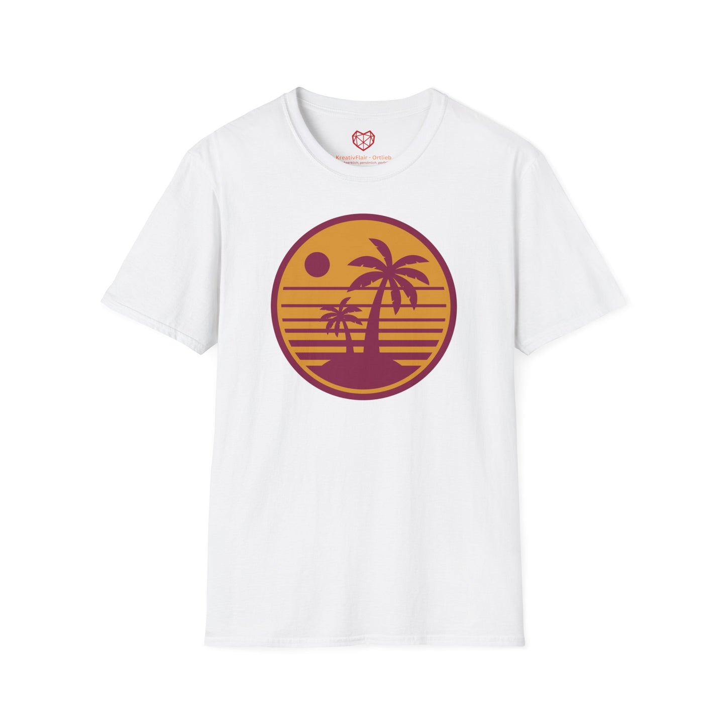 Sonne und Palmen - Unisex Softstyle T-Shirt