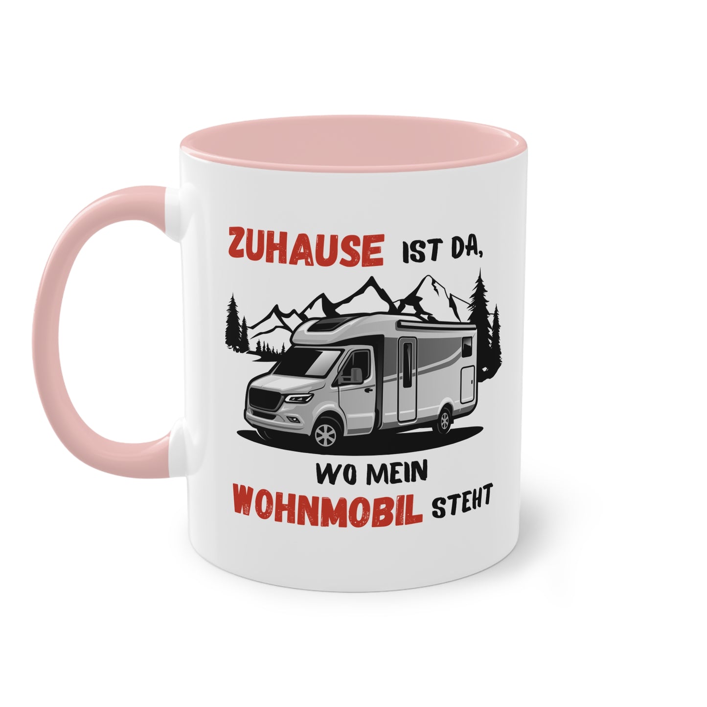 Zuhause ist da, wo mein Wohnmobil steht - Zwei-Ton-Tasse