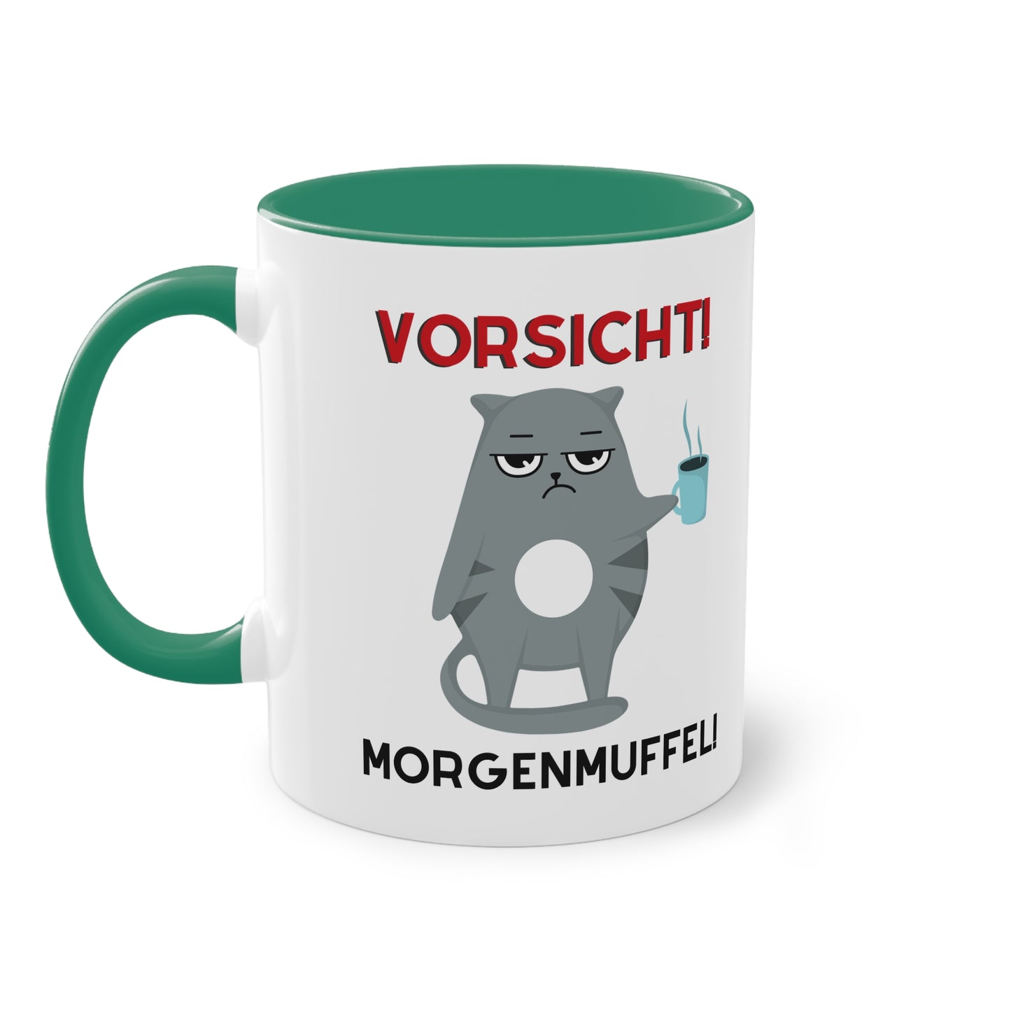 Vorsicht Morgenmuffel - Zwei-Ton-Tasse